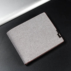 Denim Wallet Fashionable Youth Horizontal Wallet Large Capacity