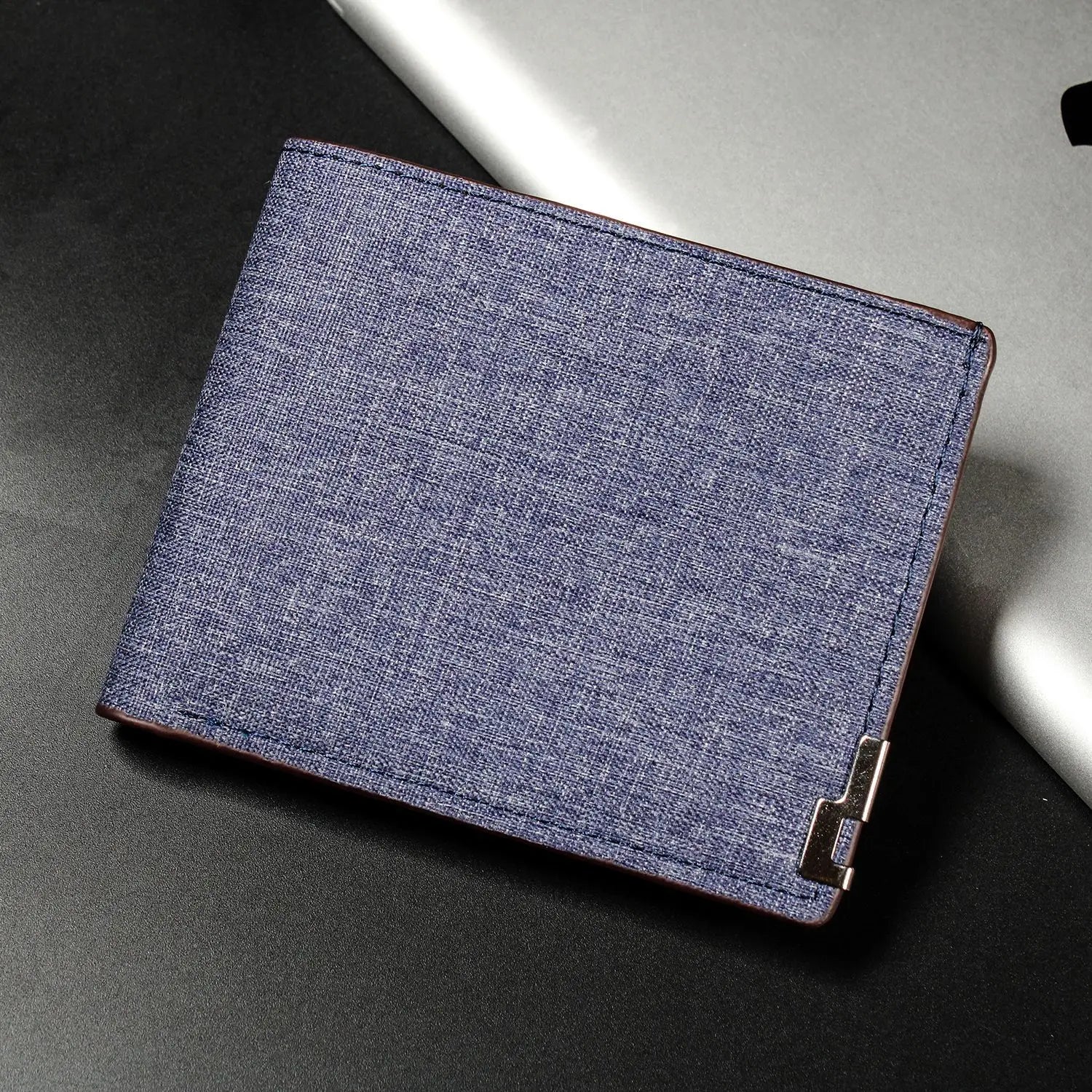 Denim Wallet Fashionable Youth Horizontal Wallet Large Capacity