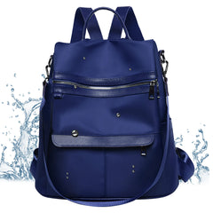 Waterproof Canvas Leather Backpack for Boys