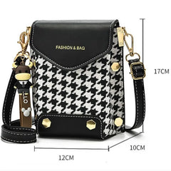 Women's Soft Leather Mobile Shoulder Bag