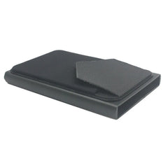 Slanke Aluminium RFID Portemonnee Met Elasticiteit Terug Pouch