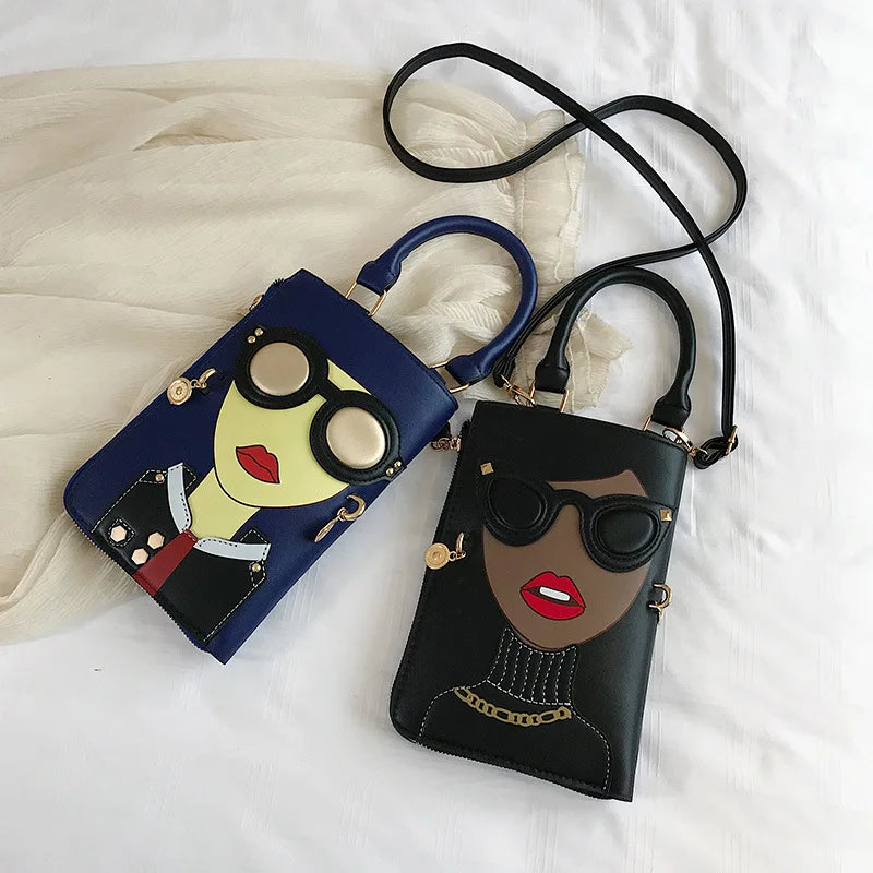 Small Crossbody Bag with Shoulder Chain for Women
