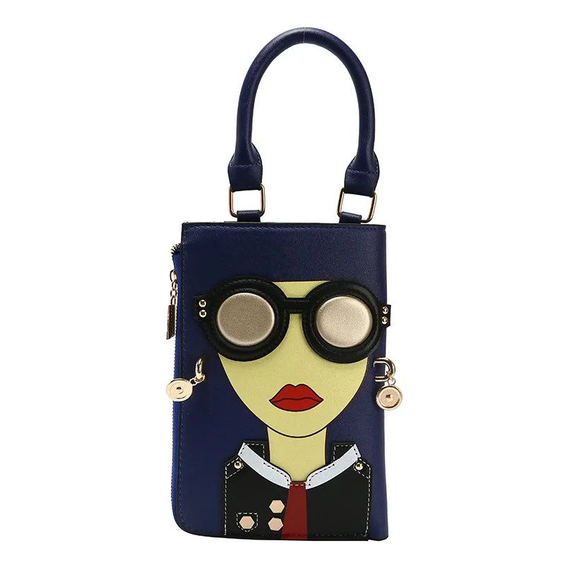 Small Crossbody Bag with Shoulder Chain for Women