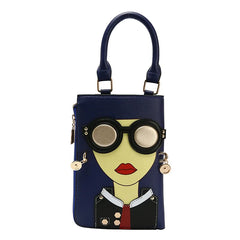 Small Crossbody Bag with Shoulder Chain for Women