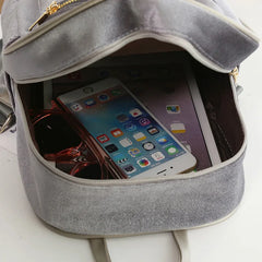 Teen Girls' Mini Backpack Vintage Style Small Rucksack