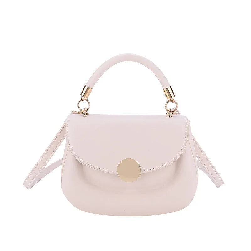 Women's Small PU Leather Crossbody Bag Tote Shoulder Handbag