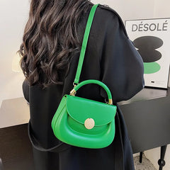 Women's Small PU Leather Crossbody Bag Tote Shoulder Handbag