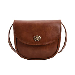 Women's Leather Crossbody Bag Solid Handbag