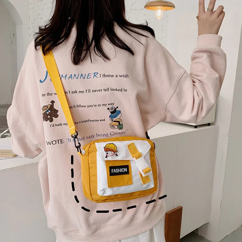 Nylon Women Messenger Bag Small Shoulder Bag