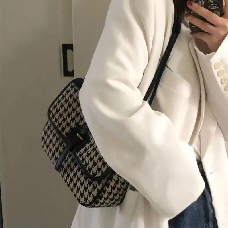 Small Square Bag Women's Armpit Bag Handbag