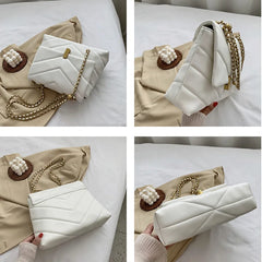 Soft Leather Chain Women Shoulder Crossbody Bags Handbags Ladies Messenger Bags