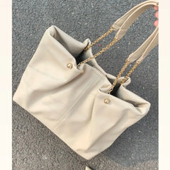 Soft PU Leather Shoulder Bags Women Texture Office Lady Large Capacity