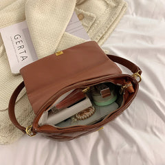 Plaid Pattern Shoulder Bag for Women Small Flap Messenger Packet
