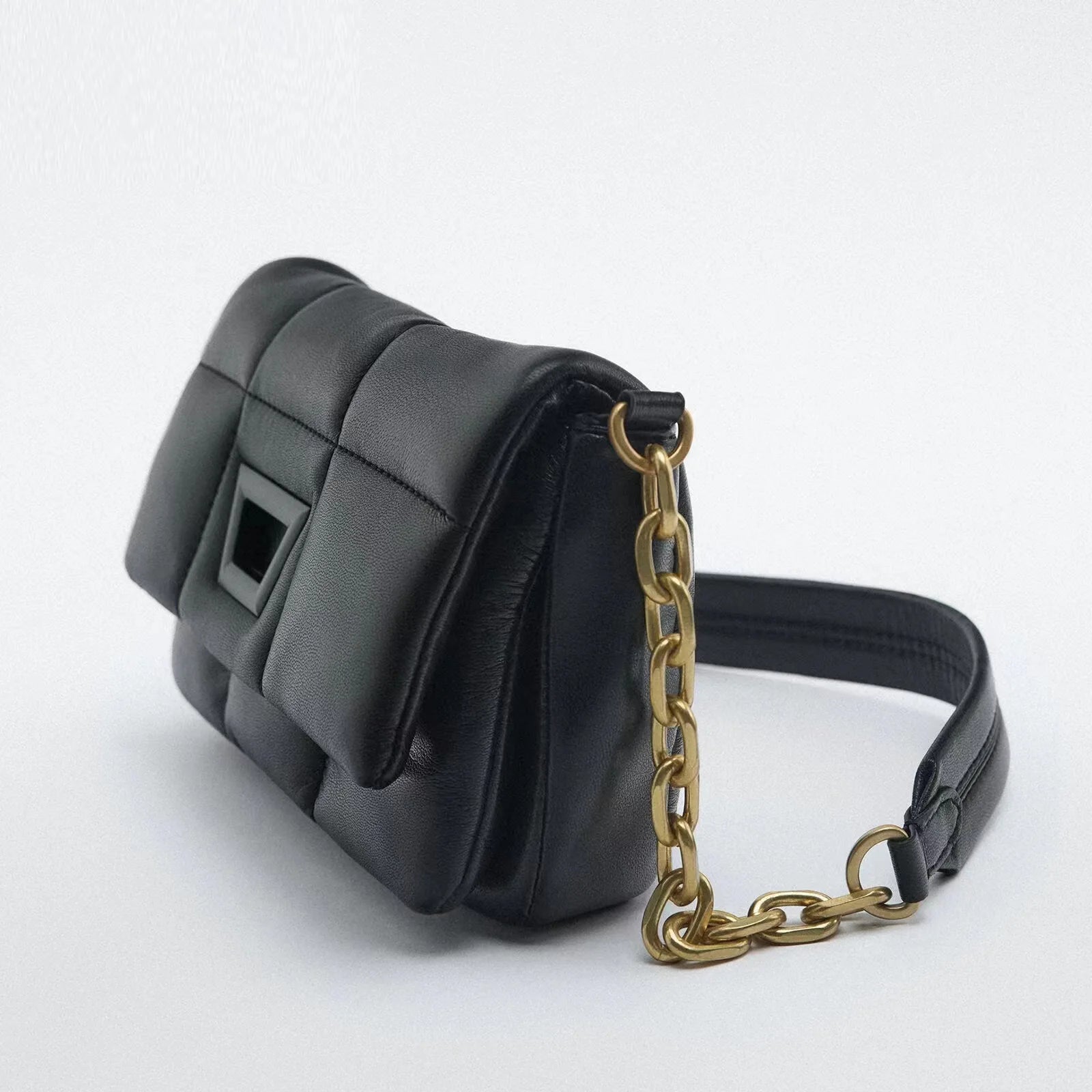 Quilted Shoulder Bag Women Purses Handbag Retro Clutch Tote