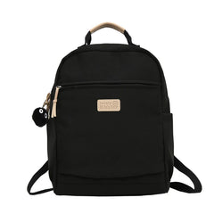Solid Women Backpack Large Capacity Student Bag School Bag