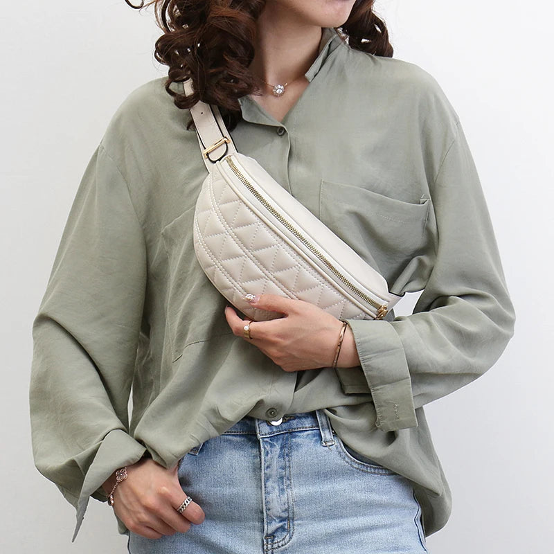 Women's Small PU Leather Waist Pack Crossbody Phone Purse