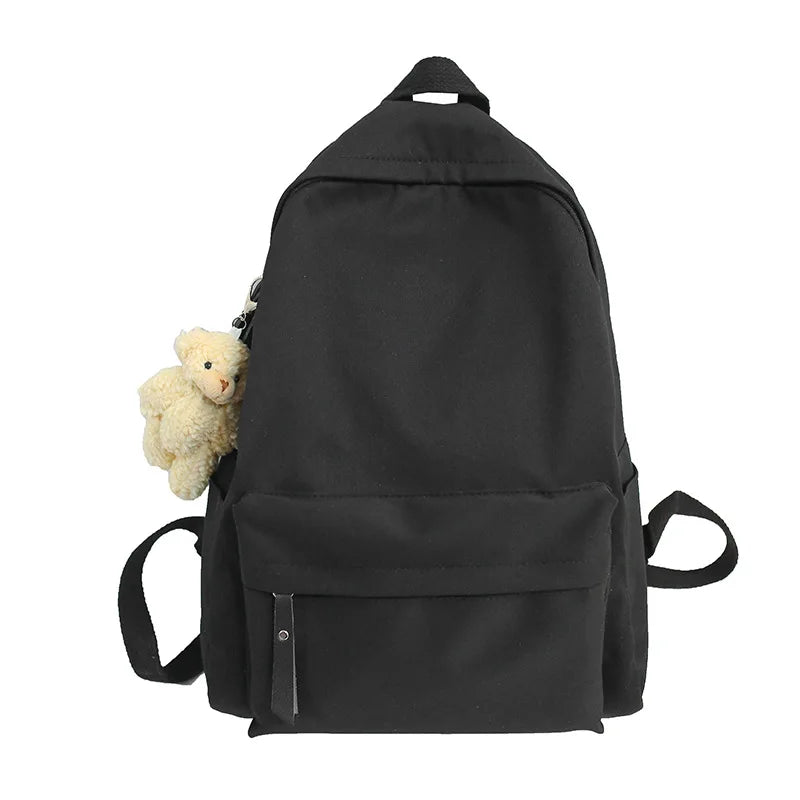 Small Fresh Student Schoolbag Daily Backpack Travel Bag Laptop Knapsack