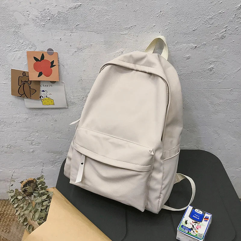 Small Fresh Student Schoolbag Daily Backpack Travel Bag Laptop Knapsack