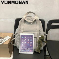 Waterproof Nylon Backpack for Teenage Girl