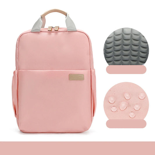 Waterproof Nylon Backpack for Girls, 15 Inch Laptop School Bag
