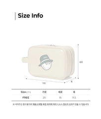 Small Zipper Golf Tote Bag Women's Men's