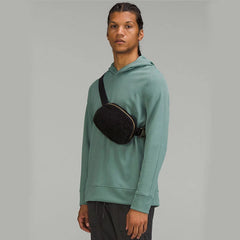 Outdoor Fleece Fur Waist Bag for Women Men Chest Bags Winter Bags