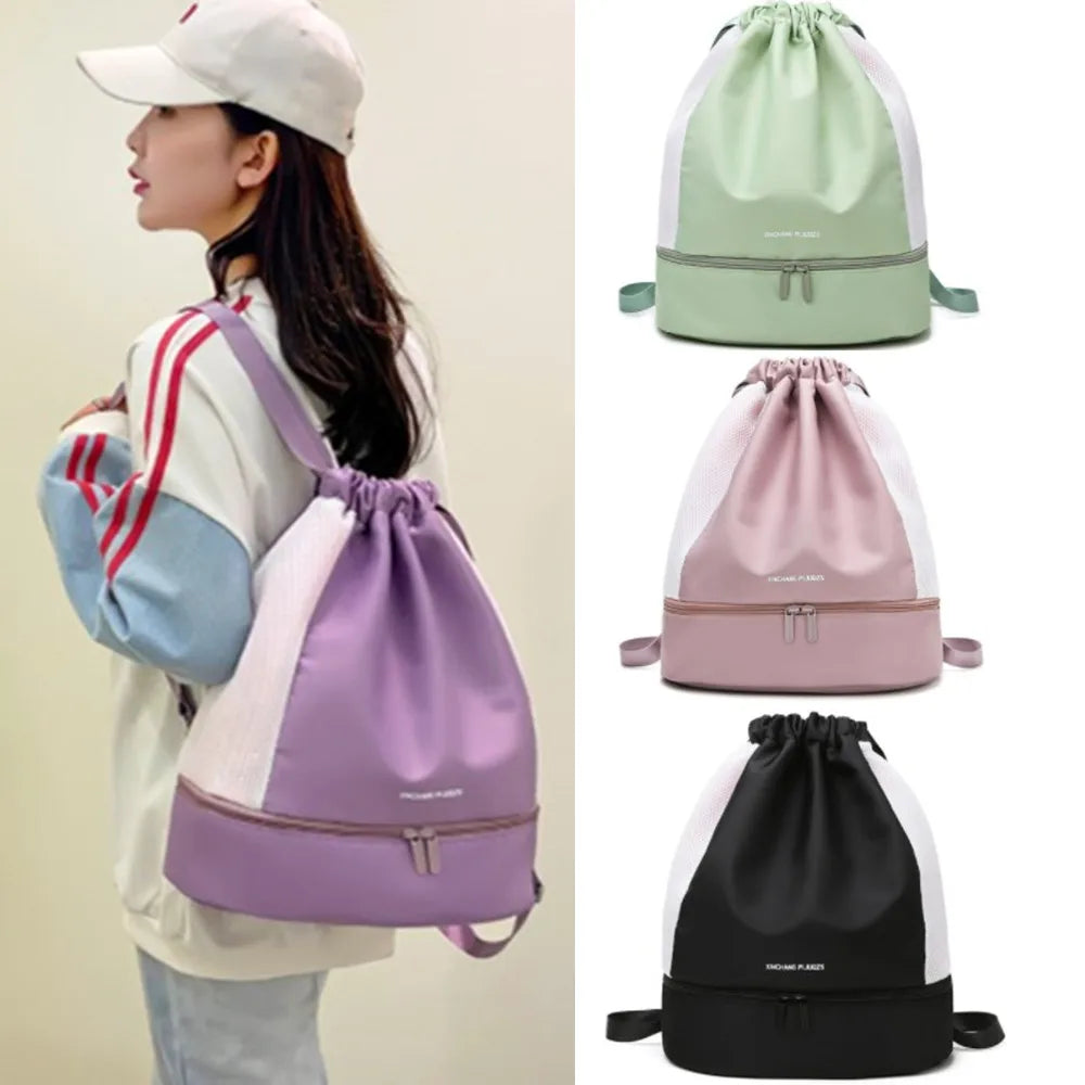 Sports Backpack Dry Wet Separation Large Capacity Oxford Cloth Backpack