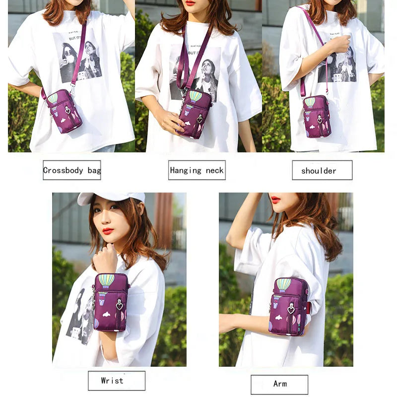 Sports Wallet Phone Bag Mobile Shoulder Bag Pouch Case