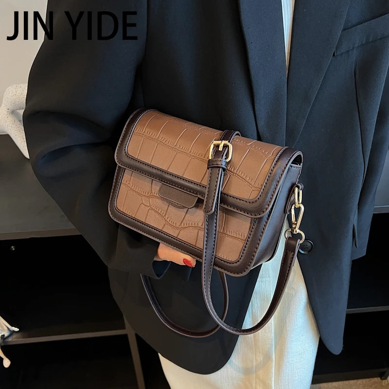 Stone Pattern Women's Shoulder Crossbady Bag Purse