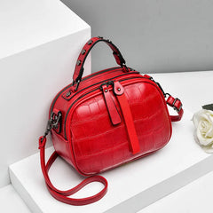 Stripe One-Shoulder Diagonal Small Square Bag Zena 21X9X15cm