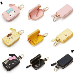 Cartoon Car Key Case Zipper Multifunction