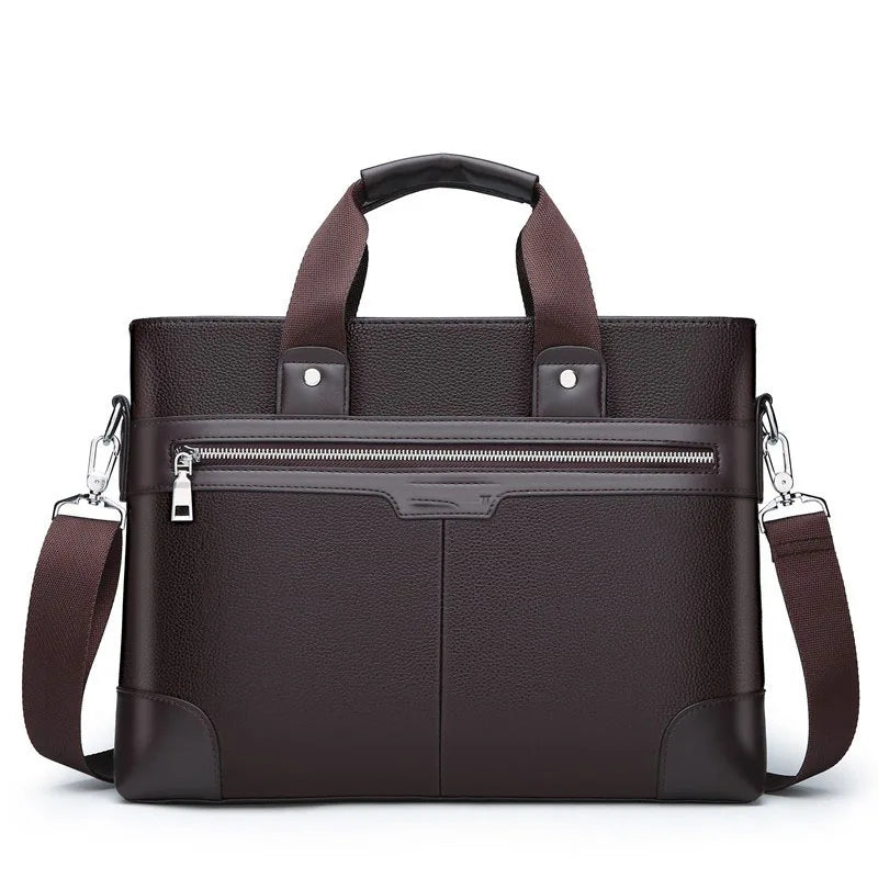 Men's Briefcase Business Handbag 14-inch Computer Bag
