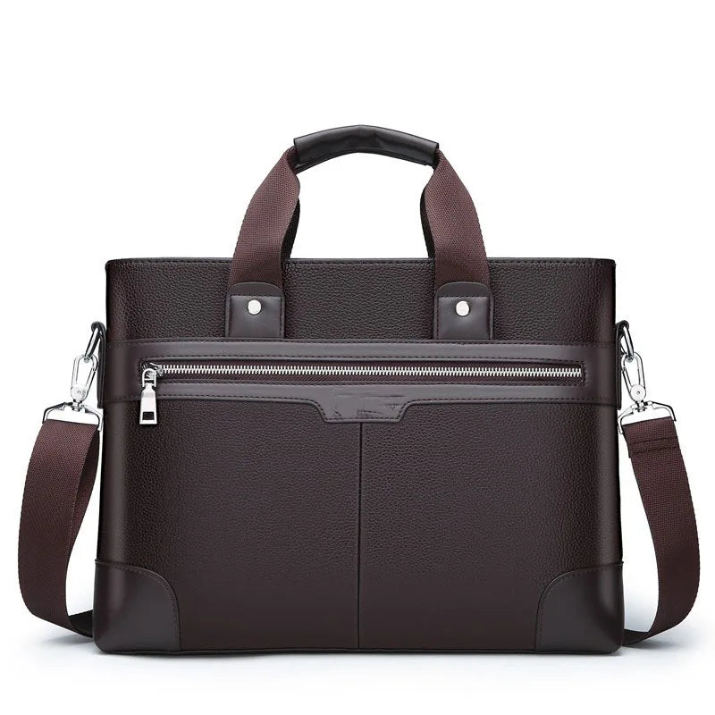 Men's Briefcase Business Handbag 14-inch Computer Bag