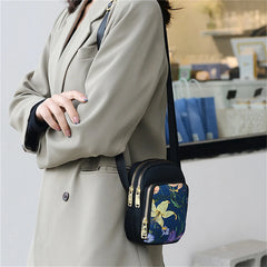 Mini Flower Shoulder Bag High Nylon Women Messenger Bag
