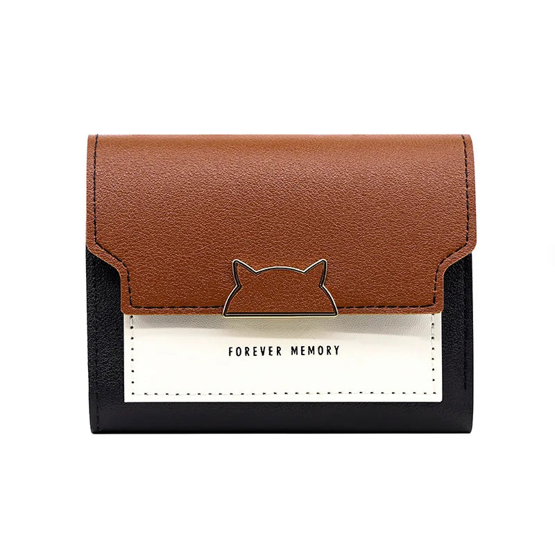 Mini Wallets for Women Purses Short Foldable