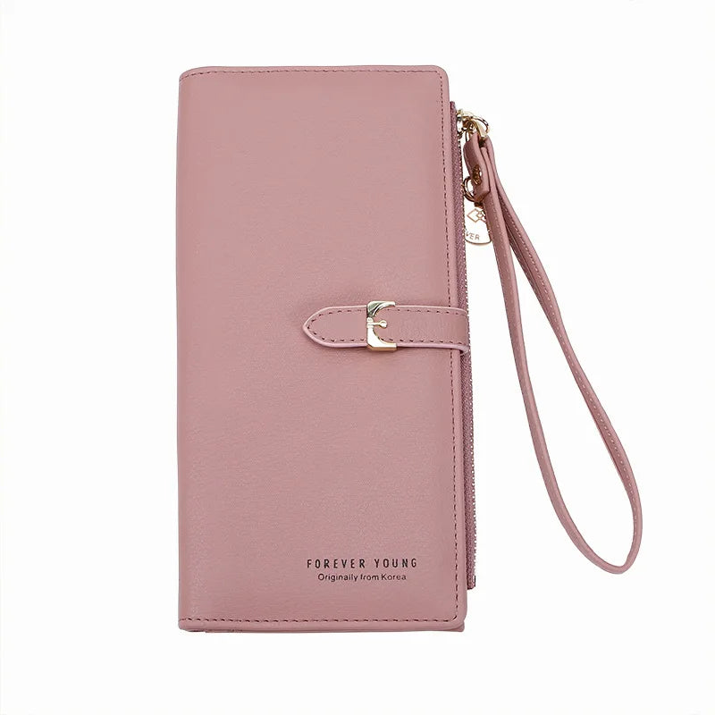 Korean-style Women's Clutch Bag with Hand Strap