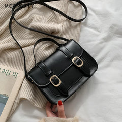 Winter Vintage Flap Lock Classic Shoulder Bag