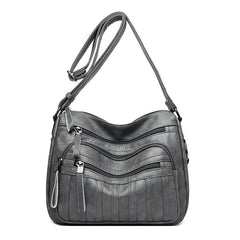 High Leather Travel Shoulder Bag Large Capacity Women Bags