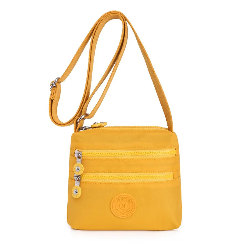 Large Capacity Nylon Print Crossbody Shoulder Satchel Mini Bag