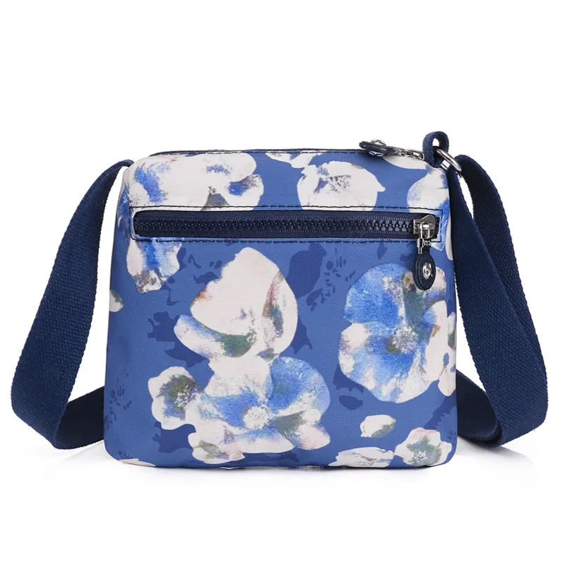 Large Capacity Nylon Print Crossbody Shoulder Satchel Mini Bag