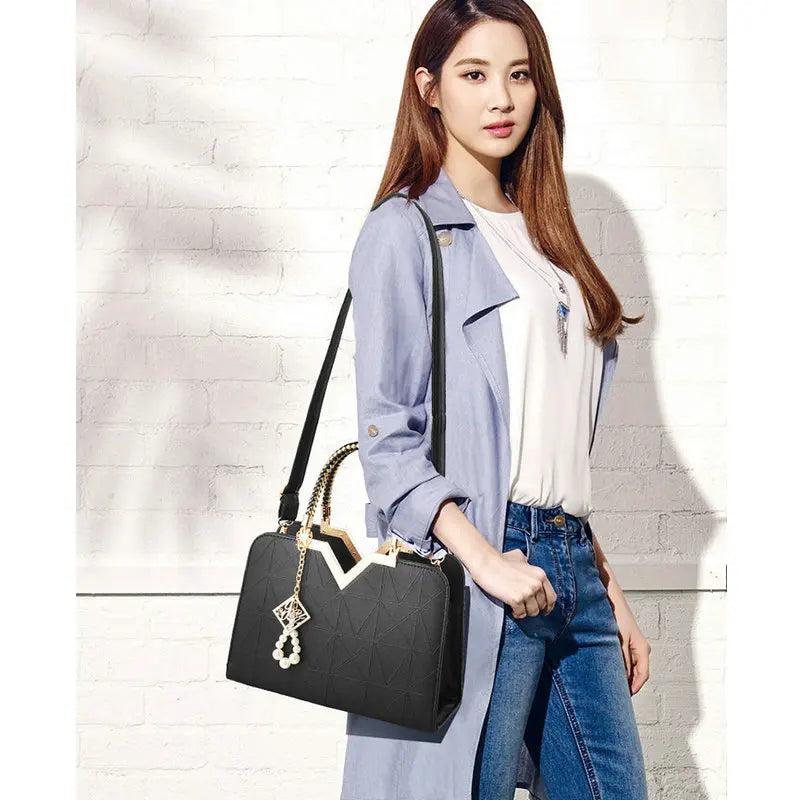 Summer Flap Leather Shoulder Bag Crossbody for Women