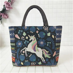 Summer Women's Handbag with Phone Pocket and Zipper Flap