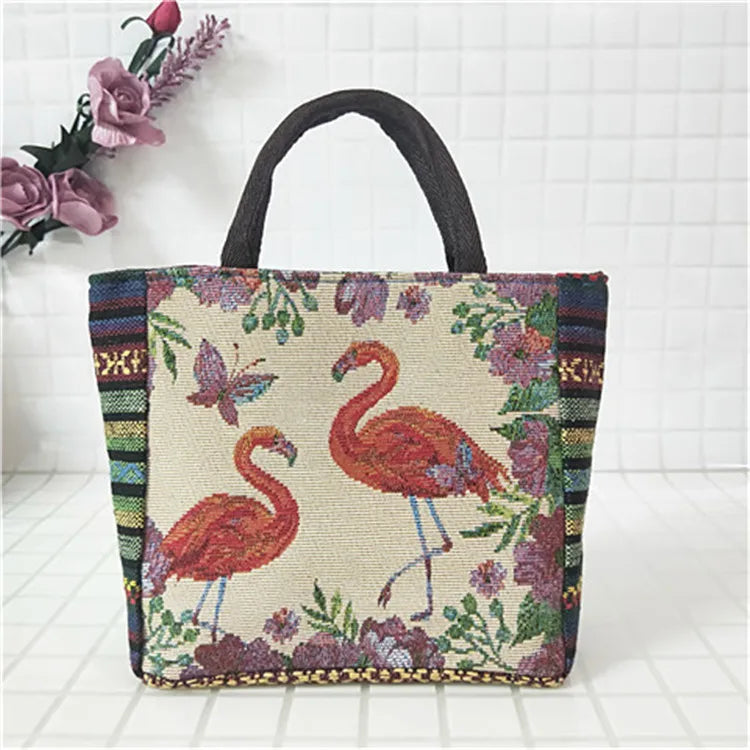Summer Women's Handbag with Phone Pocket and Zipper Flap