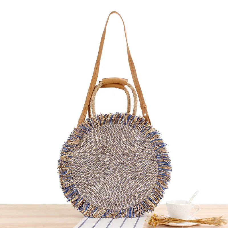 Summer Bag for Women with Phone Pocket and Zipper Closure