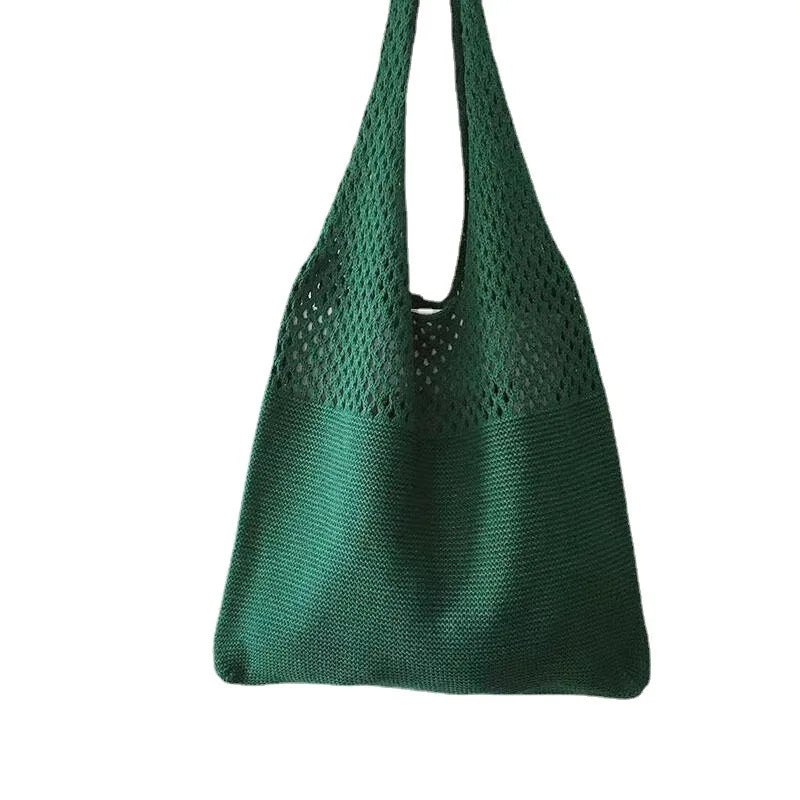 Summer Weaving Handbag Women's Bag Large Capacity Shoulder Bag Vacation Totes