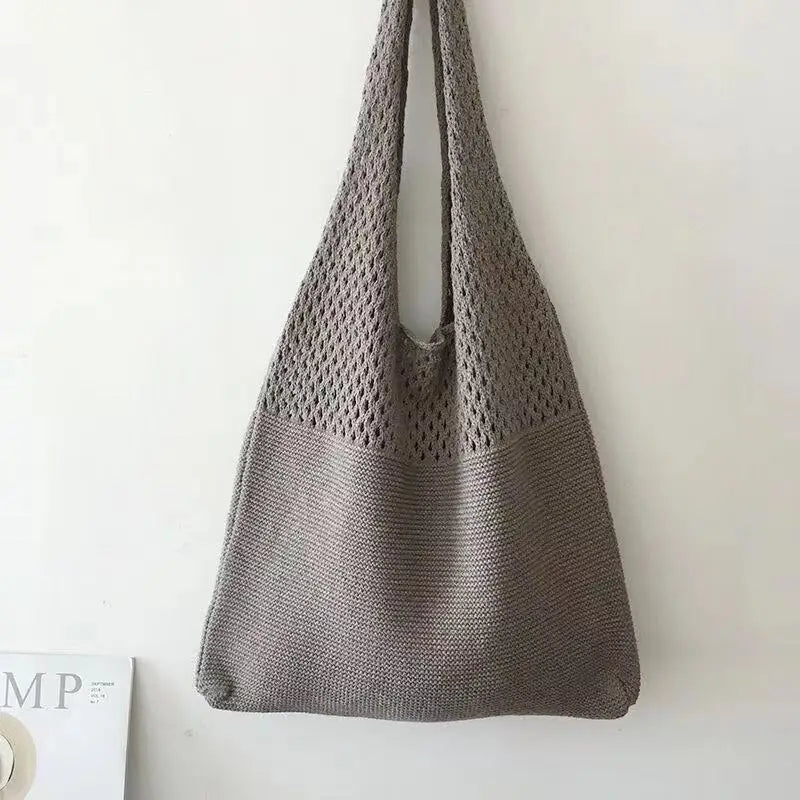 Summer Weaving Handbag Women's Bag Large Capacity Shoulder Bag Vacation Totes