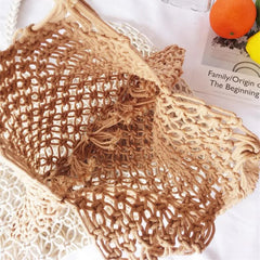 Woven Beach Bag Rope Weaving Straw Shoulder Bags