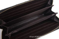 Solid Printing Tassel Ladies Wallet Large Capacity Clutch Bag Zipper Purse