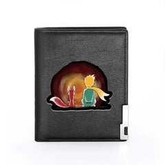The Little Prince And The Fox Wallet Leather Billfold Slim