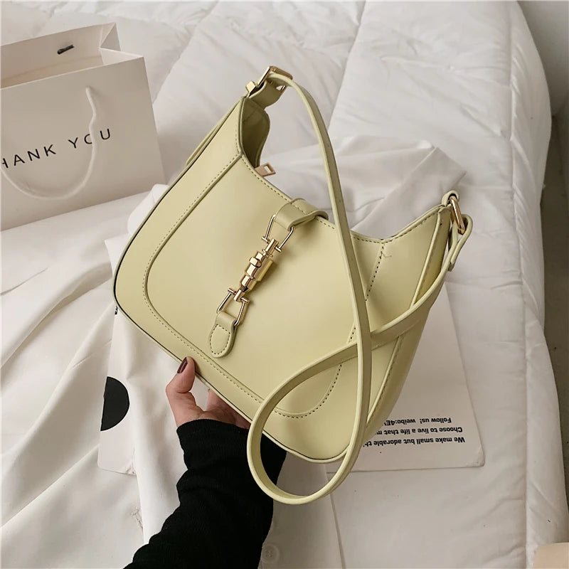 Leather Shoulder Crossbody Bags for Women Underarm